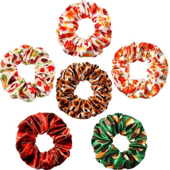 Seasonal Fall Scrunchies - Picture 1 of 1